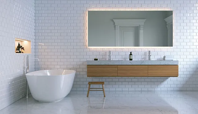 A modern bathroom in a domestic property